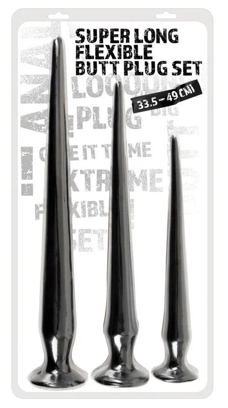 SuperLongFlexibleButtPlugSet