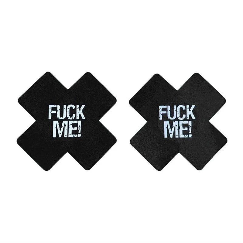 SuperLoveCrossNippleCoversFuckMe!Black