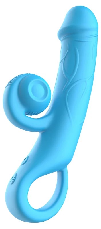 SuperLoveDoubleLustSnailRealisticVibratorTurquoise