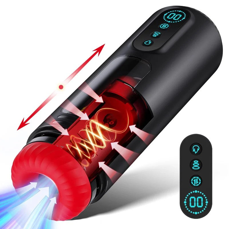 SuperLoveWarmPussyAutomaticMasturbatorwithVibrating,Sucking,Thrusting&HeatingFunctions