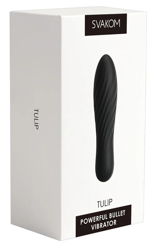 SvakomTulip–wiederaufladbarerMini-Stabvibrator(schwarz)