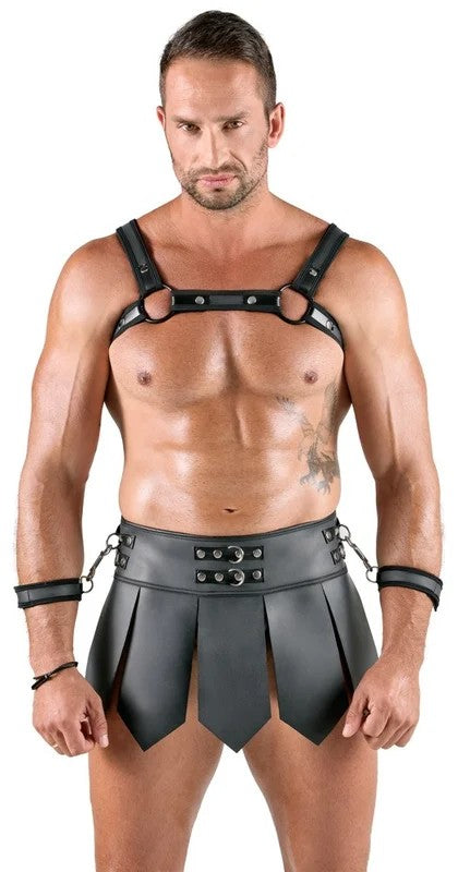 SvenjoymentGladiatorSkirt&ChestHarnessSet2180545Black