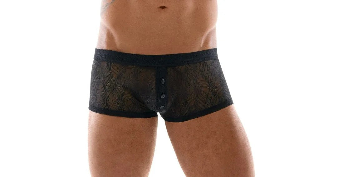 SvenjoymentLacePantsForMenBlack