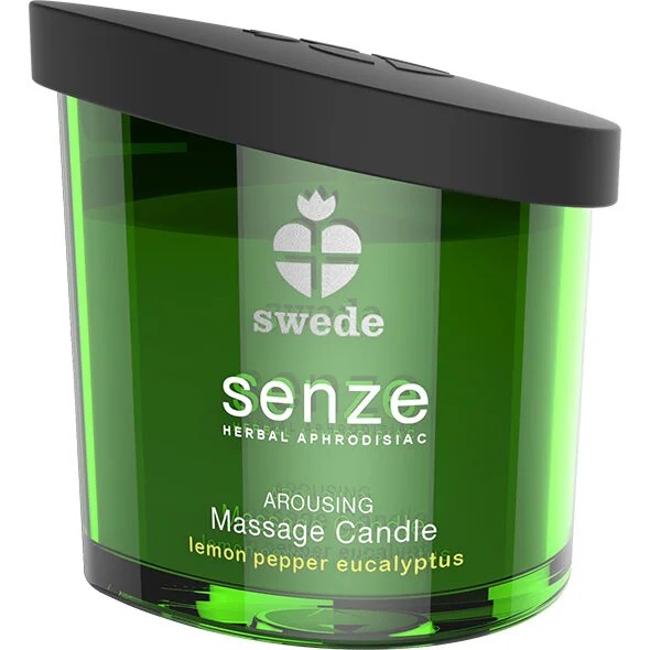 SwedeSenzeArousingMassageCandleLemonPepperEucalyptus50ml