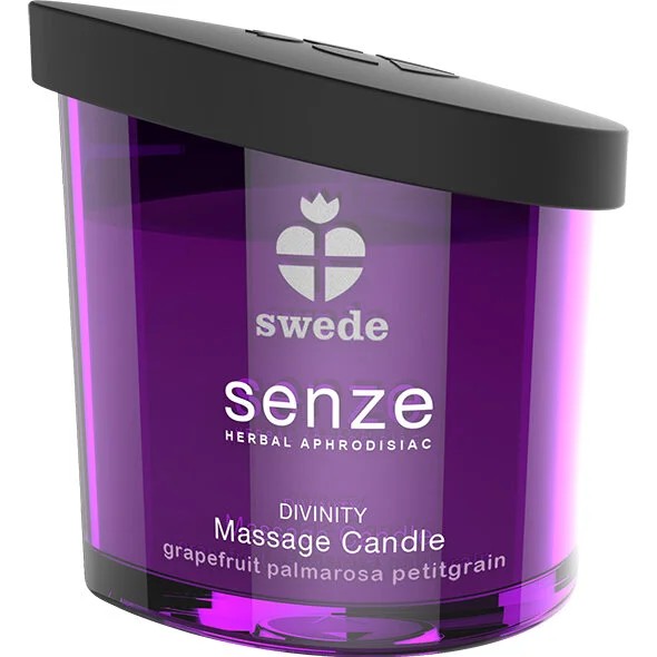 SwedeSenzeDivinityMassageCandleGrapefruitPalmarosaPetitgrain50ml