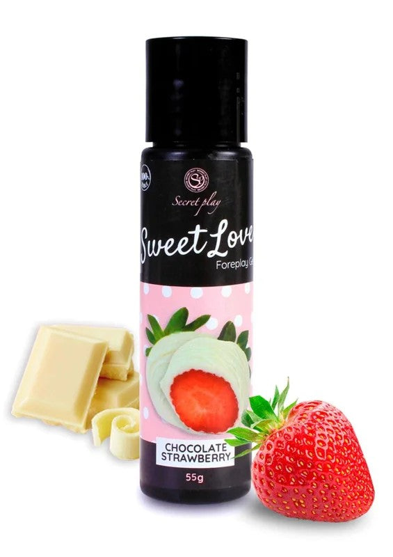 SweetLoveForeplayGelStrawberry&WhiteChocolate–55g
