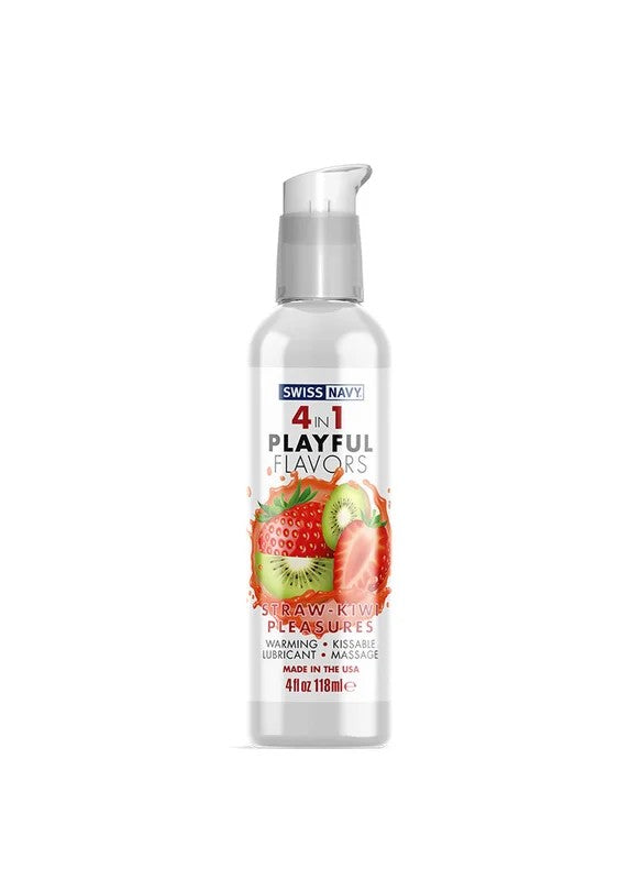 SwissNavy–Playful4In1GleitmittelmitErdbeer/KiwiGeschmack118ml