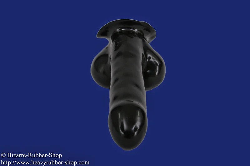 Testiclepreservativeanatomically,closedblackRubber0,35mm