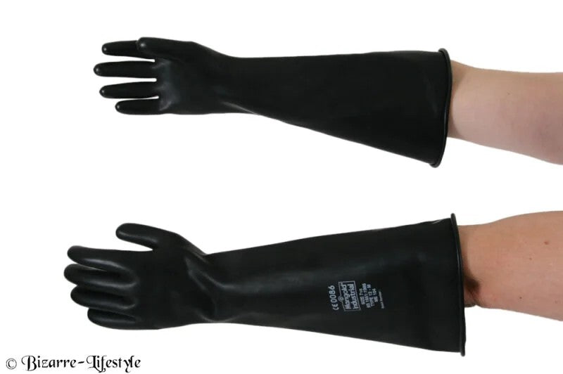 ThickgloveselbowlongdifferentstrengthsSblackLatex1,2mm
