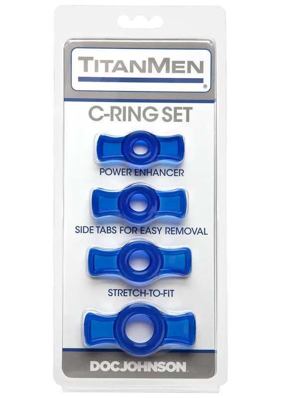 TITANMENCockRingSetblau