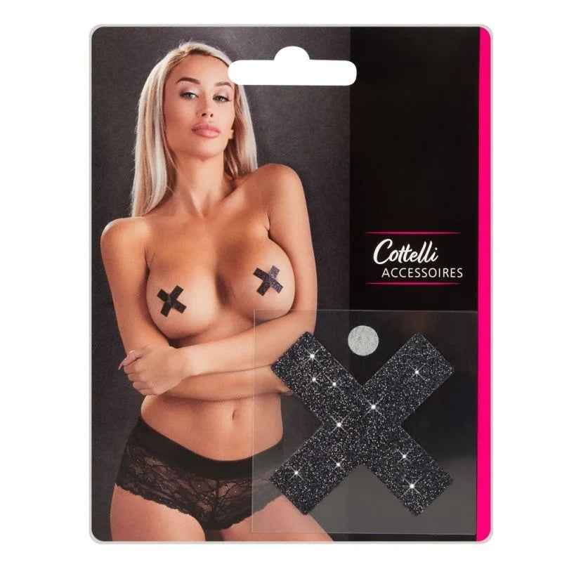 TittySticker»X«,selbstklebendeNippelsticker,2Stück