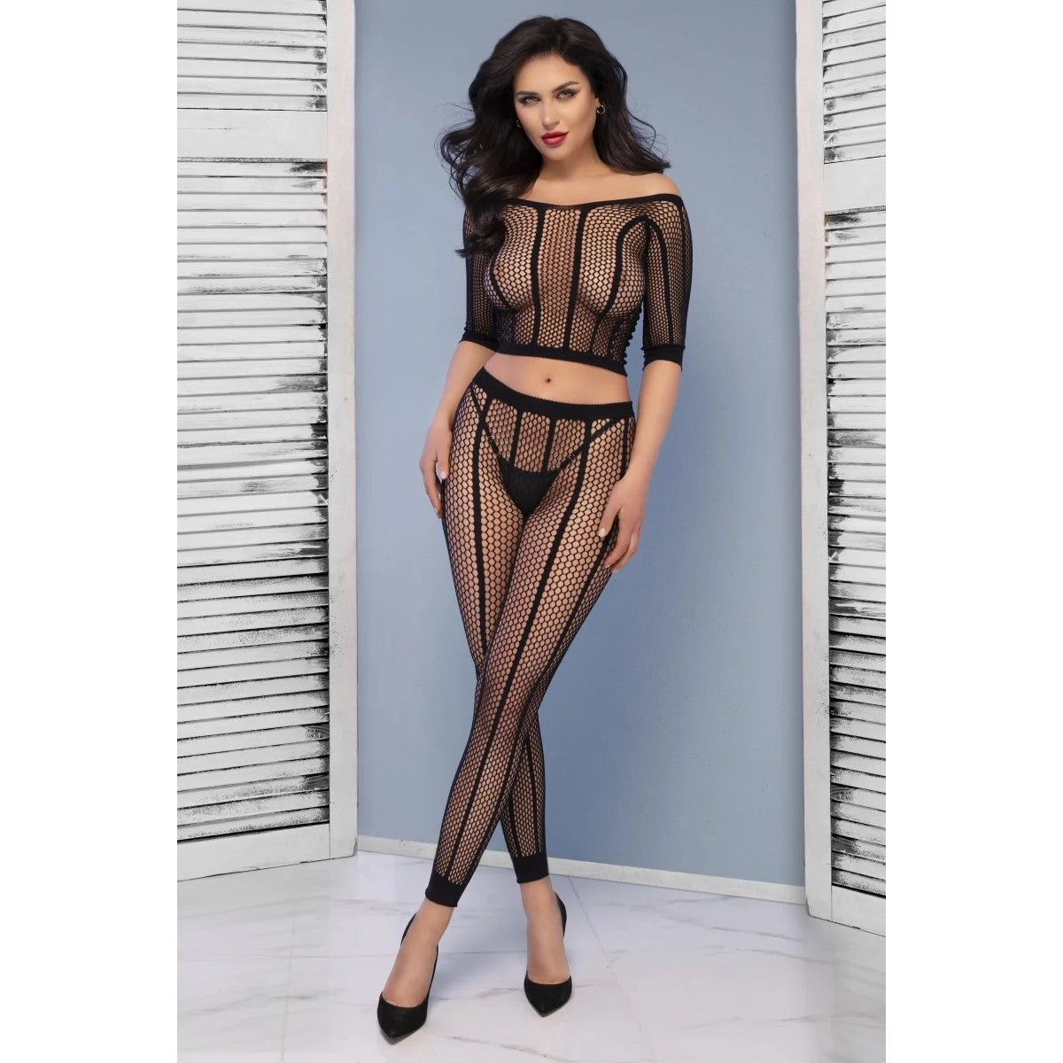 TOP+LEGGINGSCR4647SCHWARZVONCHILIROSE