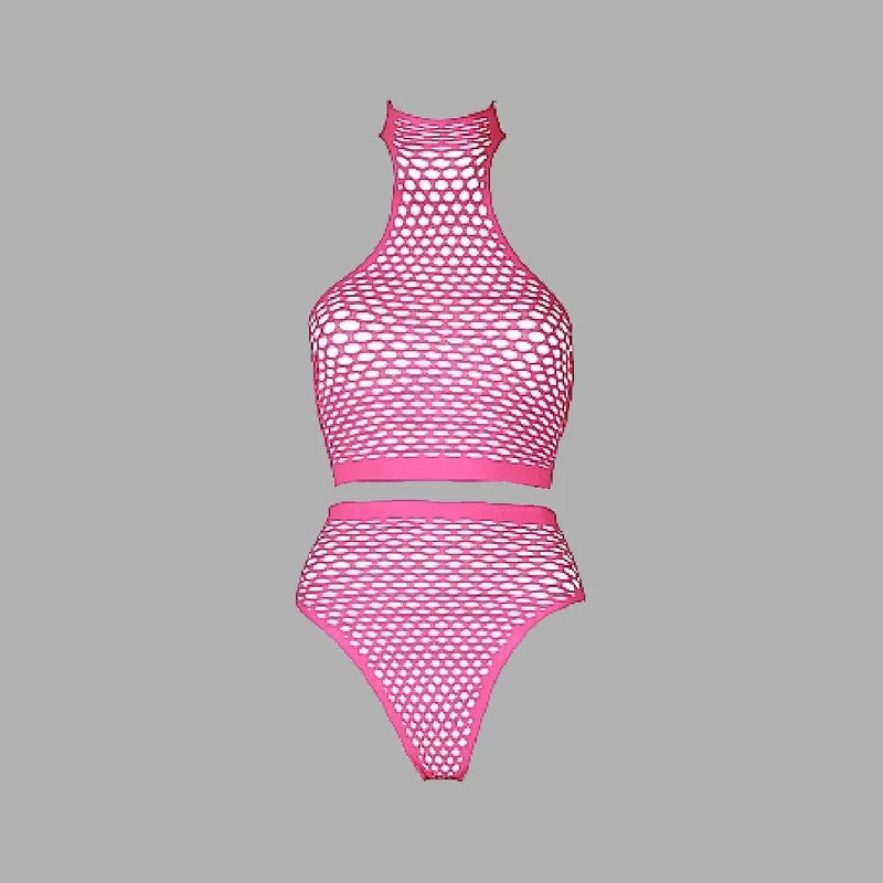Top&PantyNeonPinkXS-L