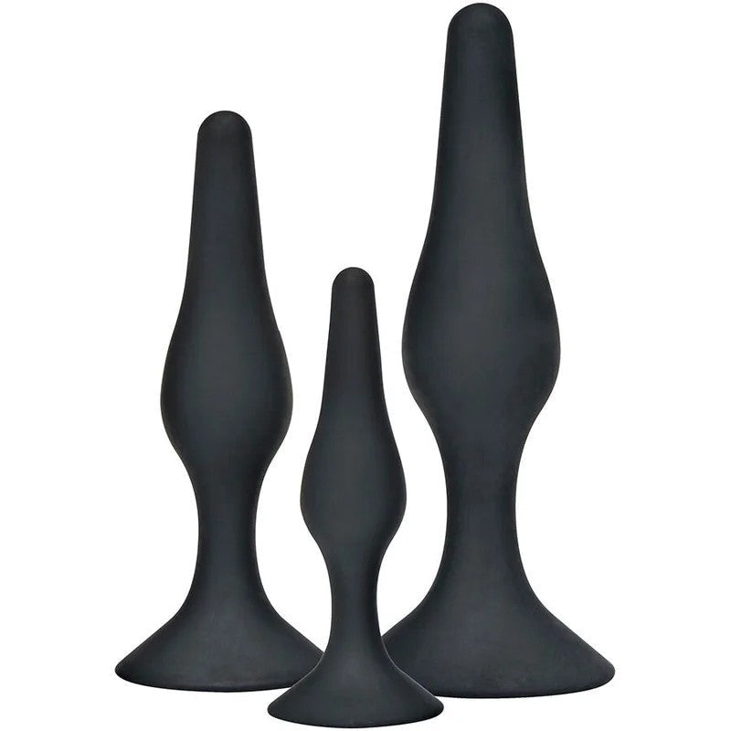 TOYJOY–ANALPLAYCURVYCOMPANIONSANALPLUG3STÜCKSCHWARZ