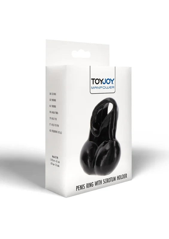 ToyJoy–ManpowerPenisRingwithScrotumHolder