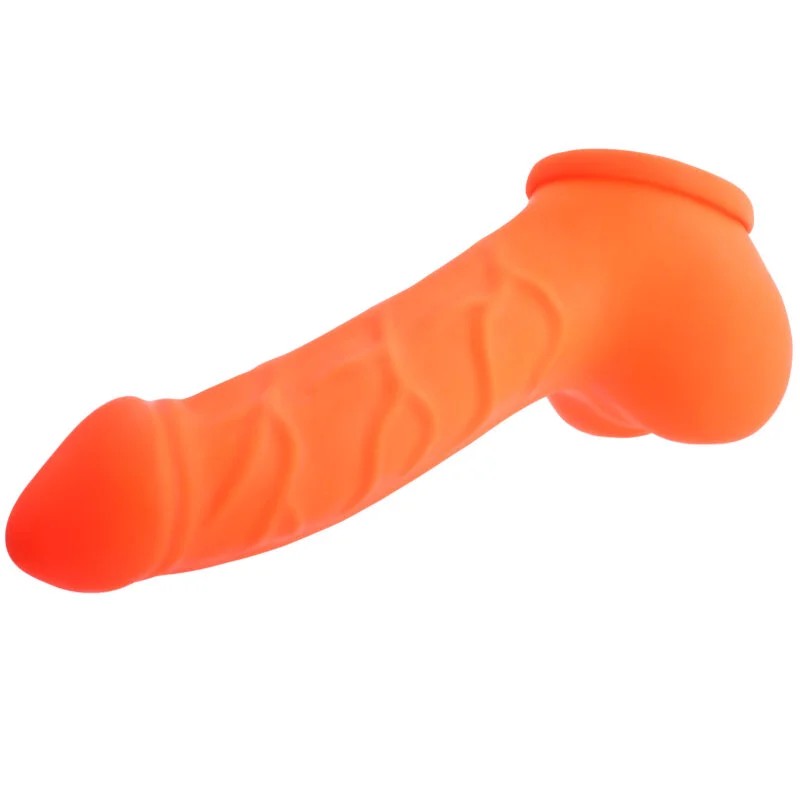 ToylieLatexPenisSleeveCarlosdifferentcolors„HandmadeinGermany“neonorange