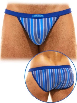 TrappedCamoTangaBrief–Blau