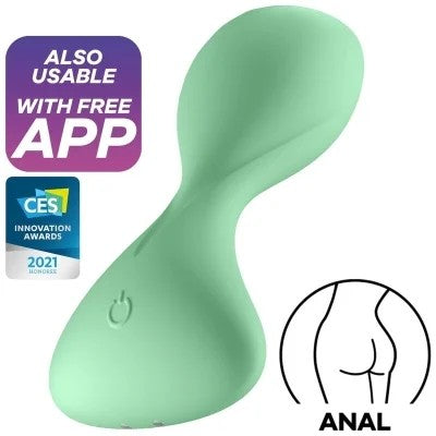 TrendsetterVibratingPlugAppGreen|Satisfyer