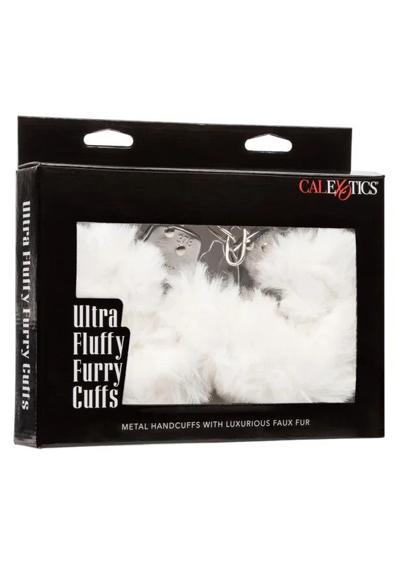 UltraFluffyFurryCuffsWhite