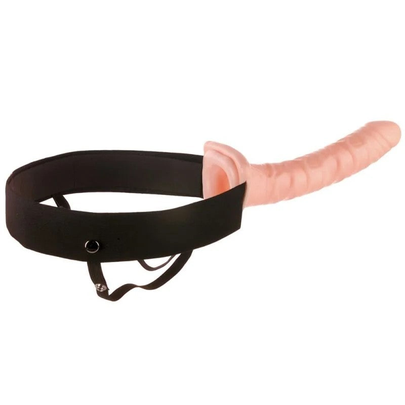 Umschnalldildo„10″FleshHollowStrap-on“,hohl