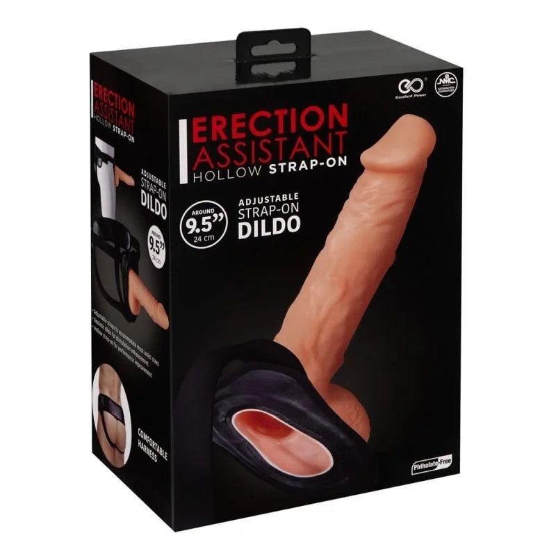 Umschnalldildo„ErectionAssistantHollowStrap-On“,hohl–auchdieHoden