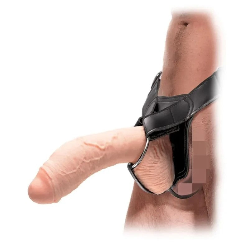 Umschnalldildo„ExtremeHollowStrap-On“,hohl,26cm
