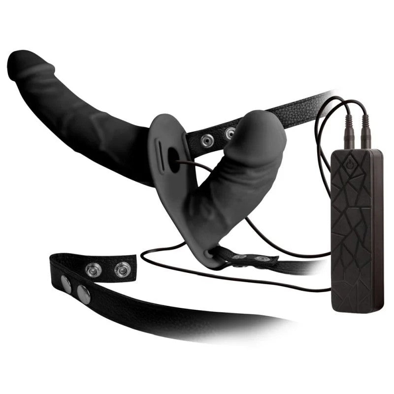 Umschnallvibrator»DoubleThruster«mit2VibratorenundFernbedienung