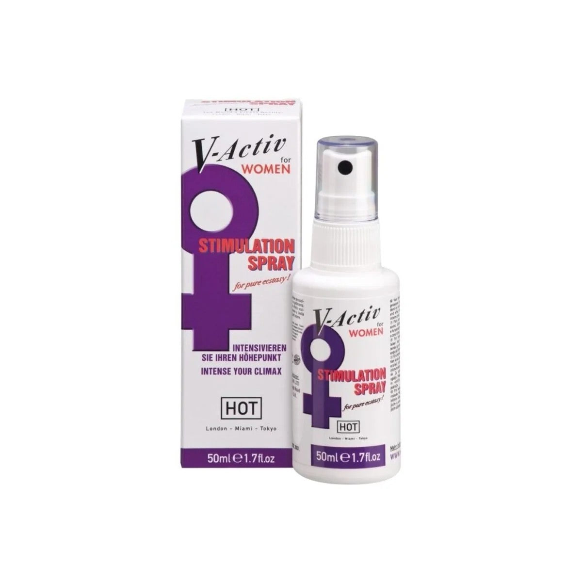 V-ACTIVPENISPOWERSPRAYFRAUEN50MLVONHOT
