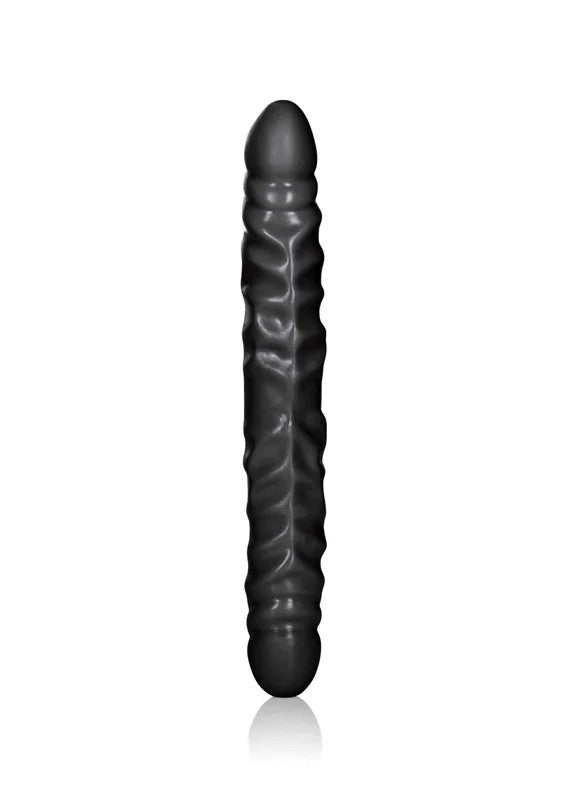 VeinedDoubleDong12inchBlack