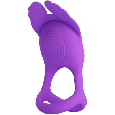 VibrantPenisRing7VibrationenLilaSilikon|PrettyLove