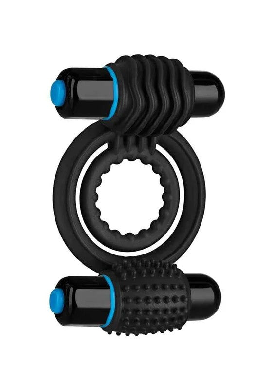 VibratingDoubleC-Ring–Black