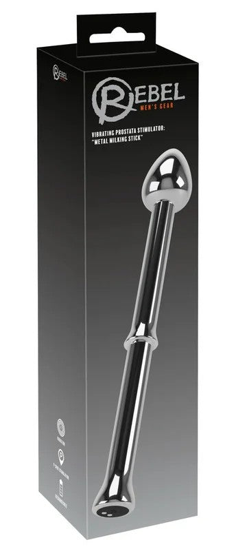 VibratingProstataStimulator:MetalMilkingStick