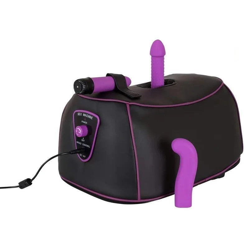 VibrierendeundrotierendeLoveMachinemitvariablerIntensität–3Silikonvibratoreninklusive