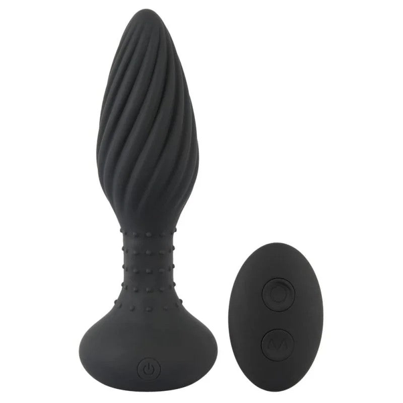 Vibro-Analplug„TexturedRotatingBeadsAnalPlug“rotiertundvibriertin10Modi