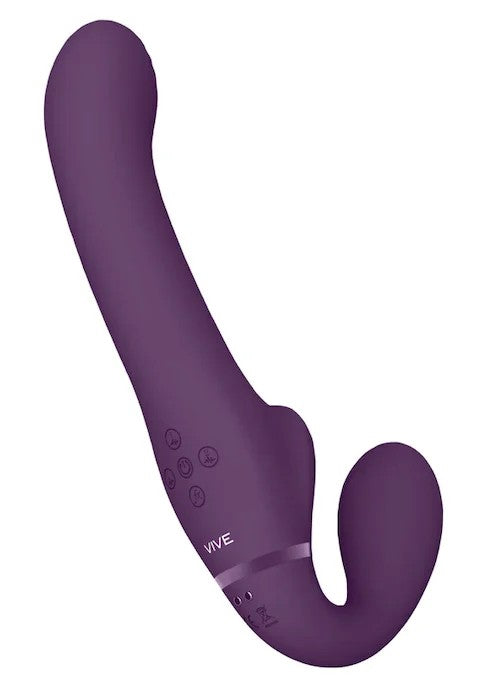 VIVEAiDualStrap-OnVibratorLila