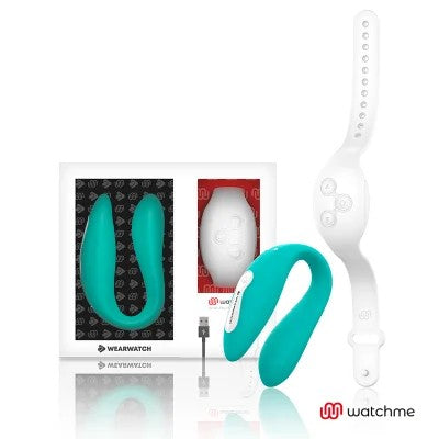 WatchmeDualTechnologyVibratorAquamarine/Snow|Wearwatch