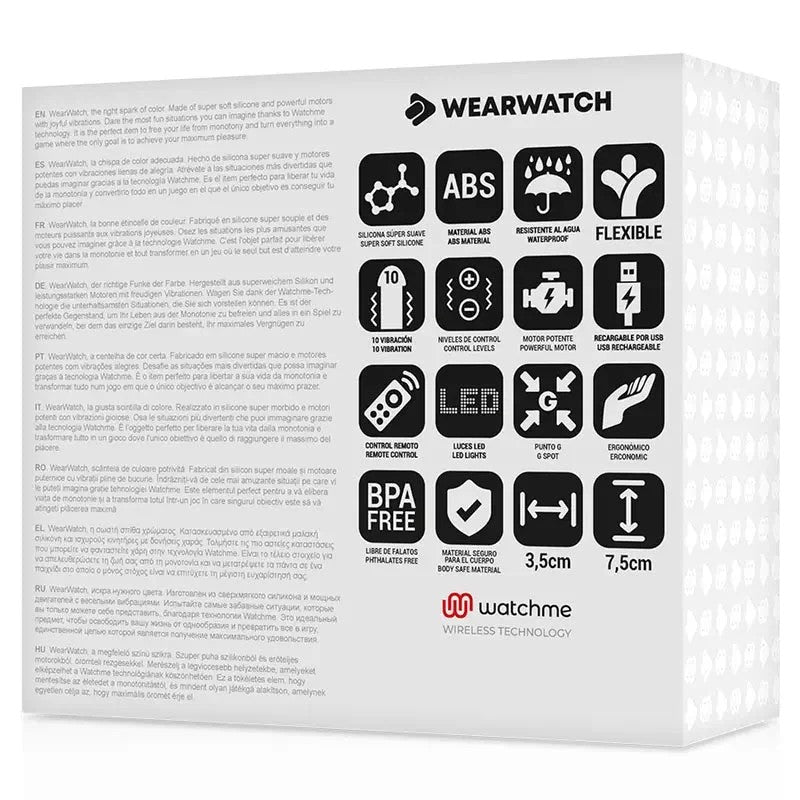 WEARWATCH–WATCHME-TECHNOLOGIEFERNBEDIENUNGEIMEERWASSER/ROSA