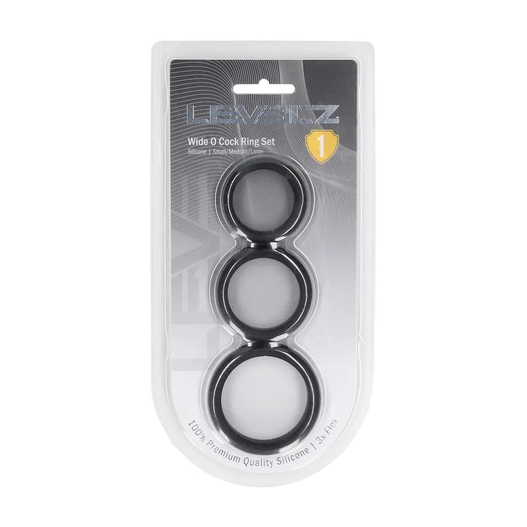 WideOSiliconeCockringSetof3