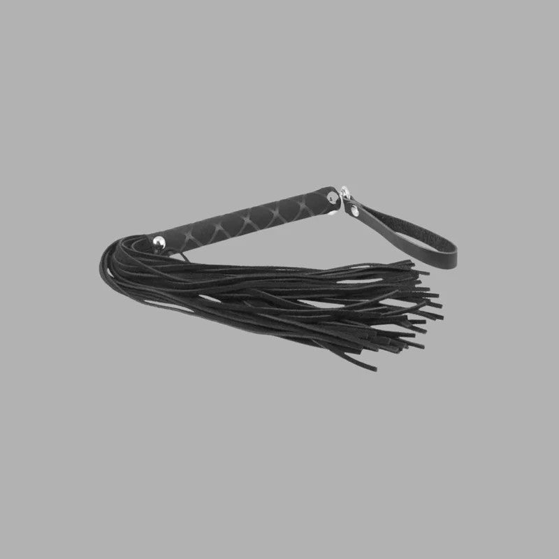 Wildlederriemenpeitsche30schwarz