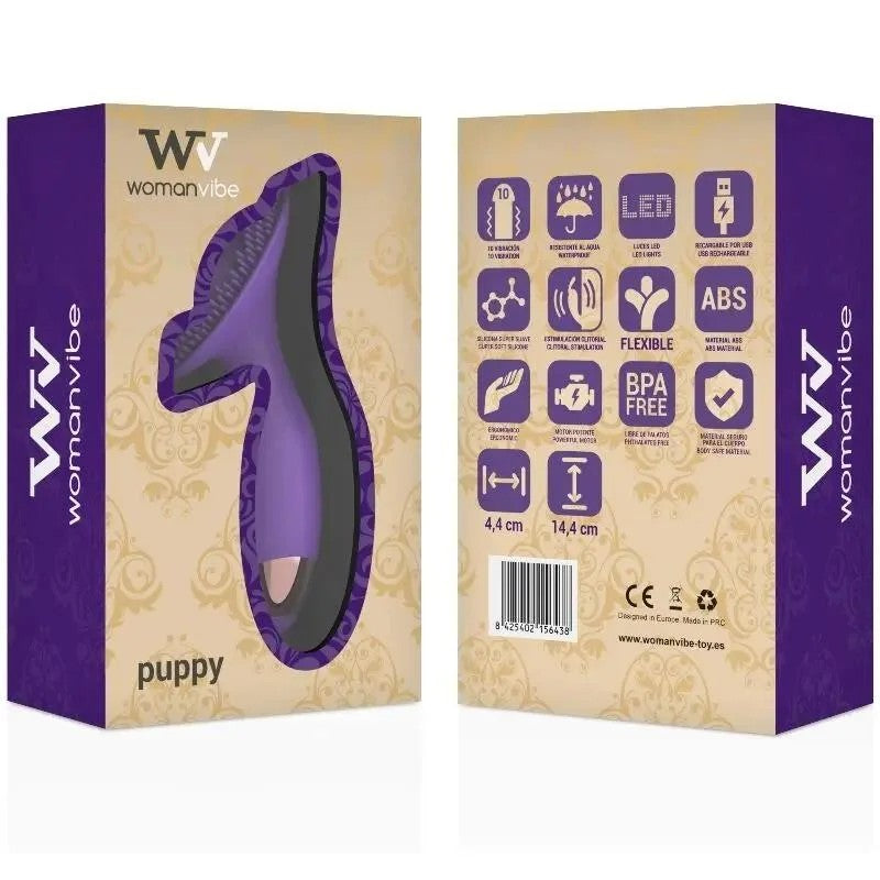 WOMANVIBE–PUPPYSTIMULATORAUFLADBARESSILIKON