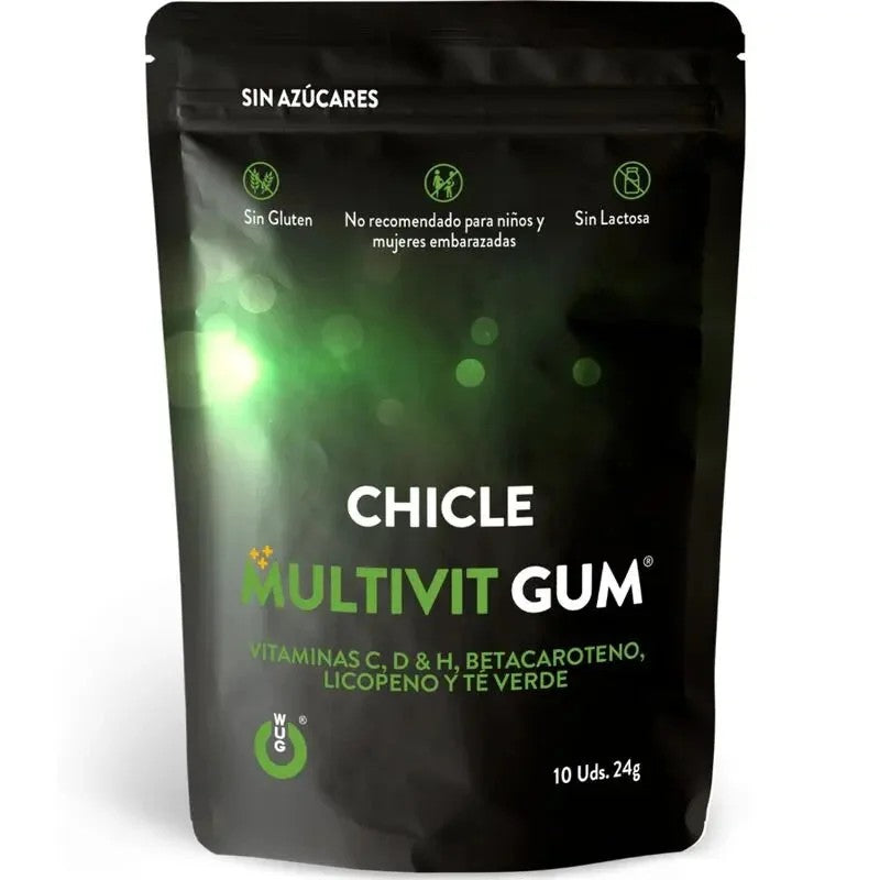 WUGGUM–MULTIVITVITAMINC,H,D,BETA-CAROTENE,LYCOPENEANDGREENTEA10UNITS