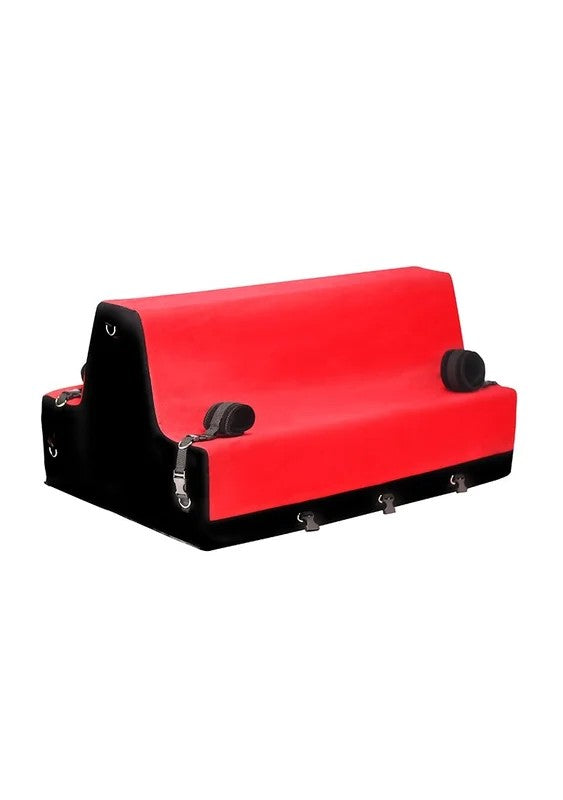 XRBrandsloveseatred,black