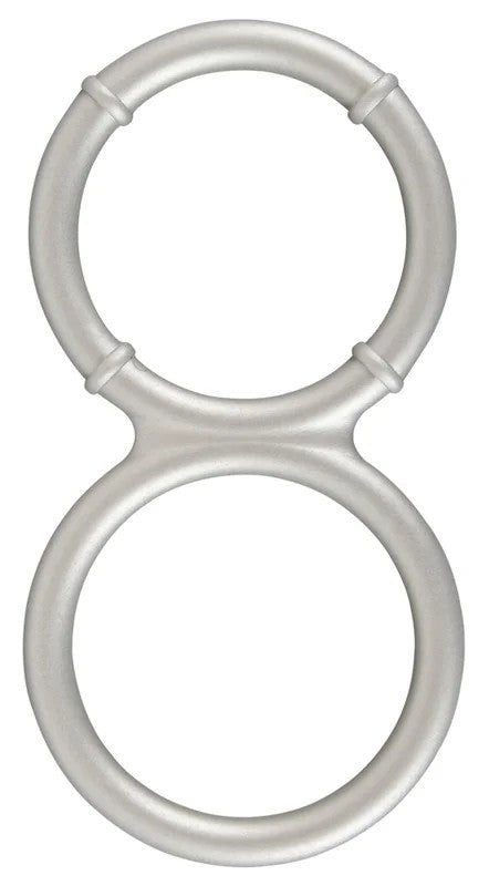You2ToysMetallicSiliconecockandballring