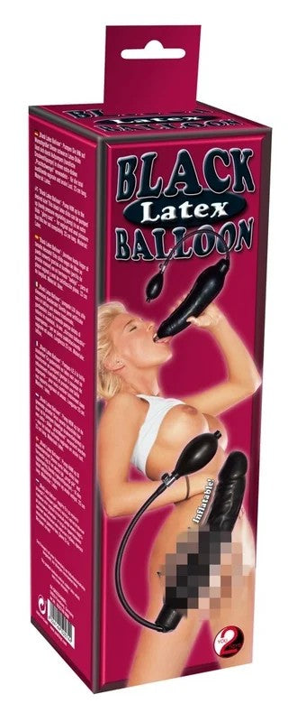You2ToysPumpdildoBlackLatexBalloon