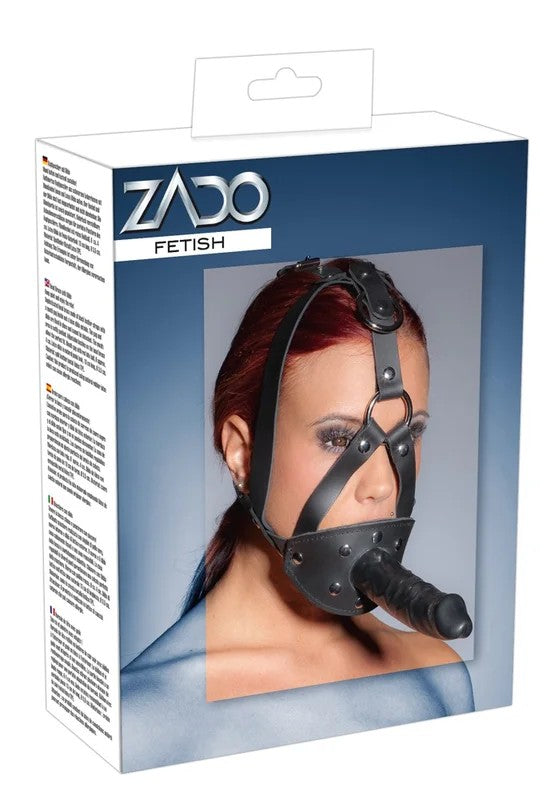 ZADOLederKopfgeschirrDildo