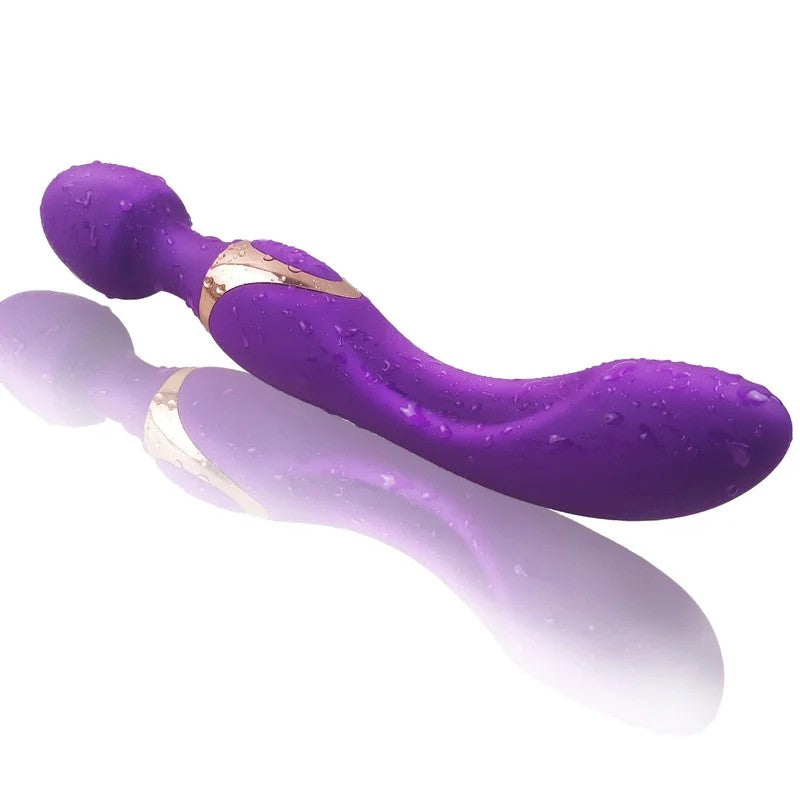 Zauberstab-Fingervibrator-Prostata-Massagegerät–Doppelend-G-Punkt-Klitoris-Stimulator
