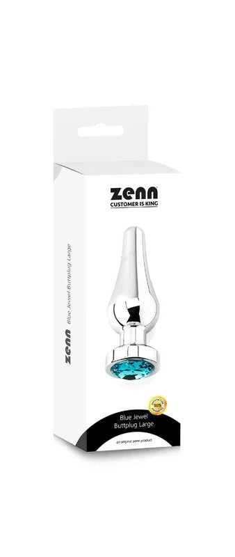 ZennBlueJewelButtplugLarge