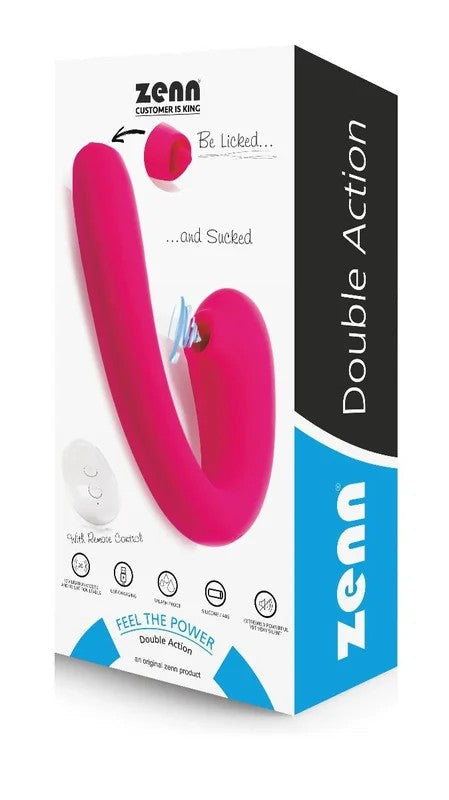 ZennDoubleActionLicking&SuckingVibratorRC