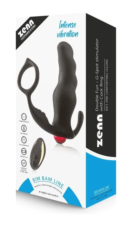 ZennDoubleFun–P-SpotStimulator+CockRing