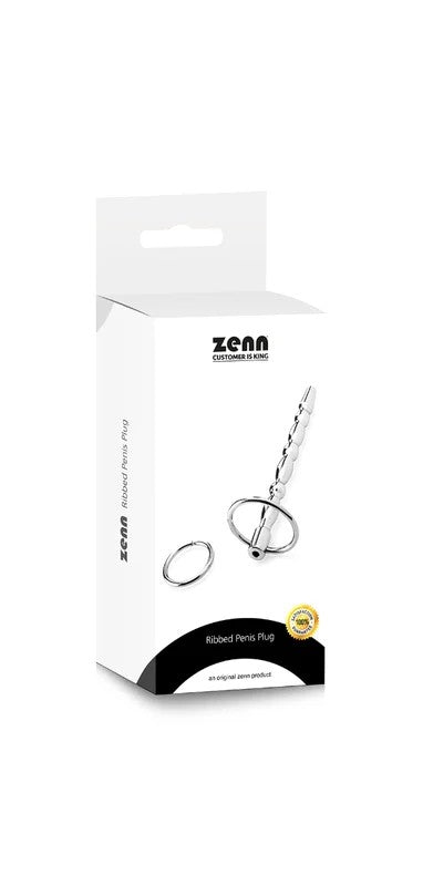 ZennRibbedPenisPlug